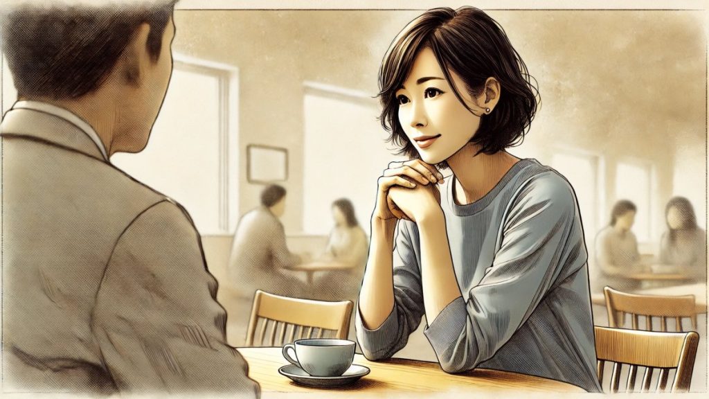 共感力が高い話しやすい女性