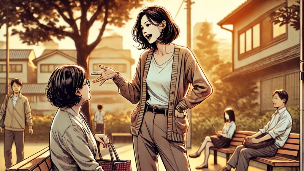 自己主張の強いおばさんとの付き合い方