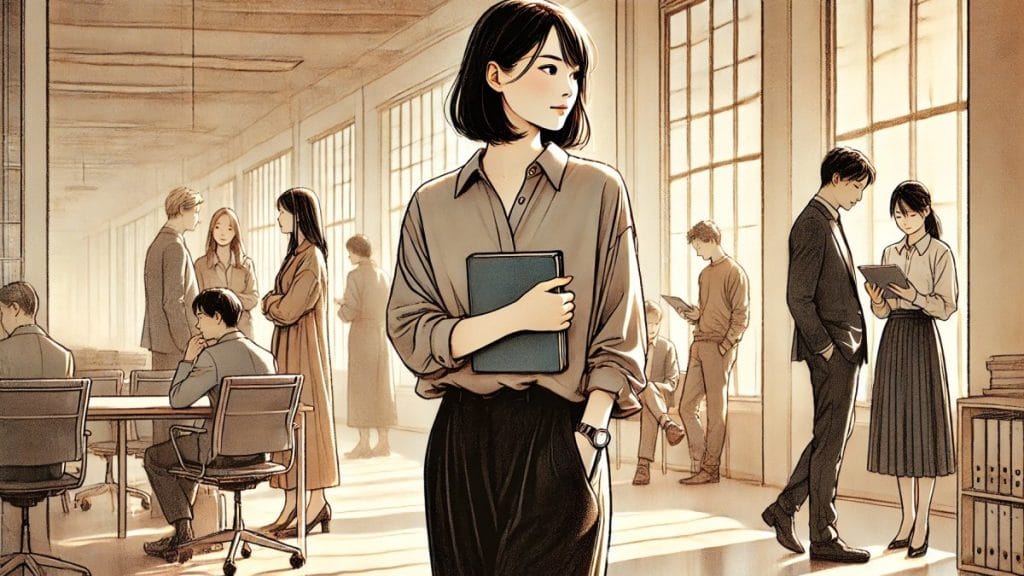 落ち着いた印象を与える賢い人