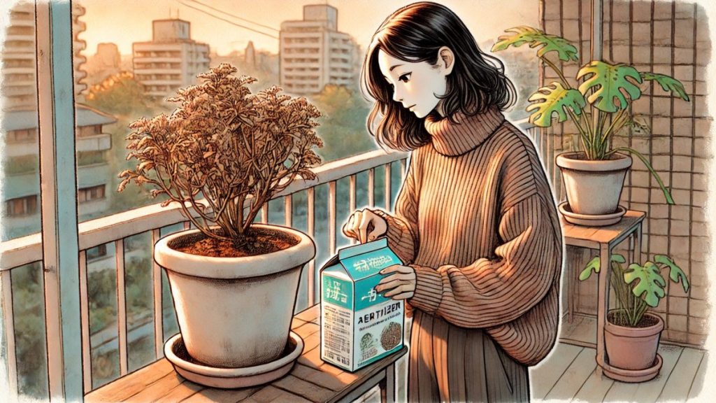 良かれと思って肥料を与えすぎている