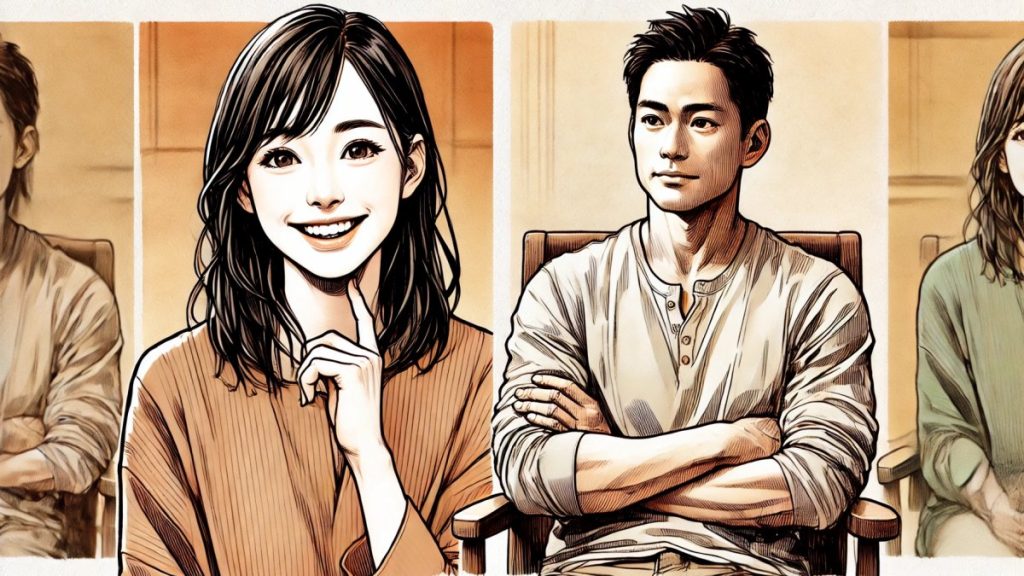 女性と男性で見られる態度の違い