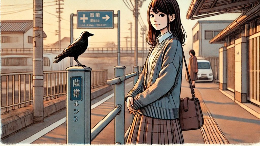 幸運の象徴とされるカラスのメッセージ