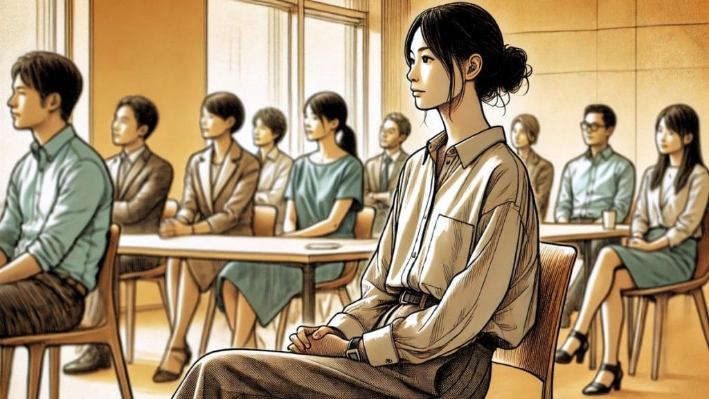 大人しいのに存在感がある