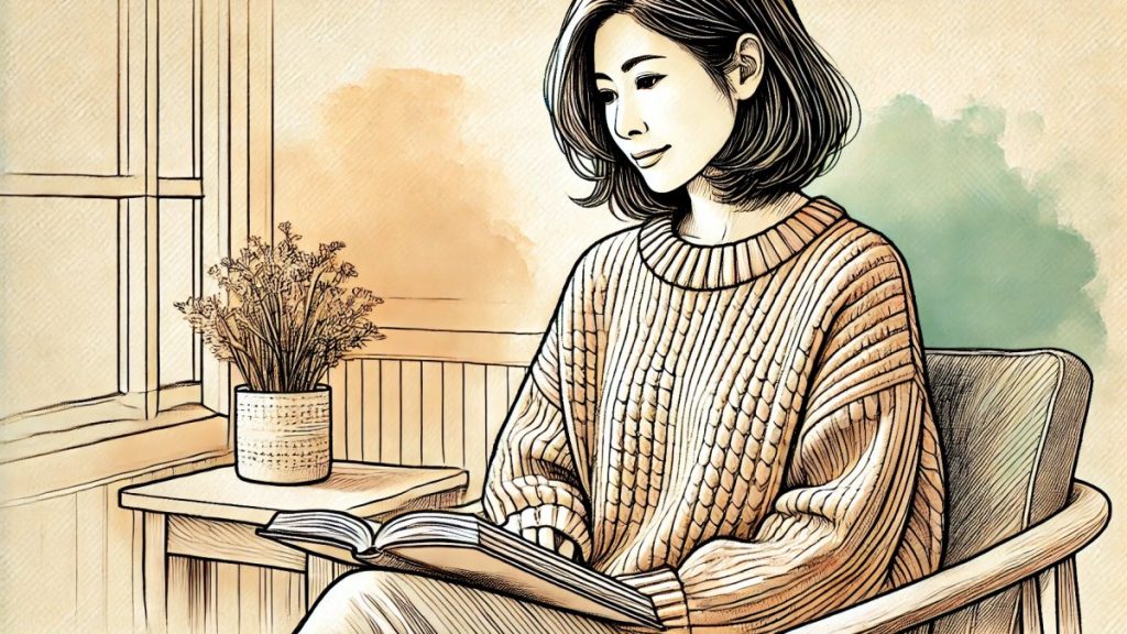 読書好きな女性の顔つきや特徴
