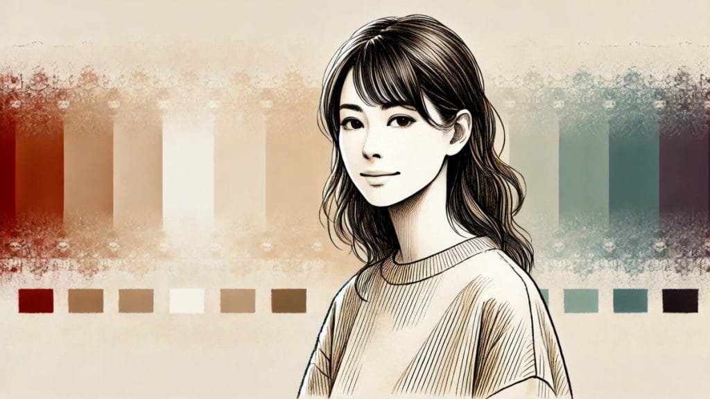 色の順番の基本と白から黒へのグラデーション