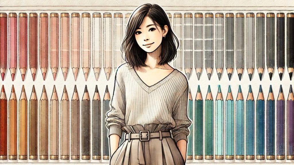 綺麗な色の順番と白から黒への応用