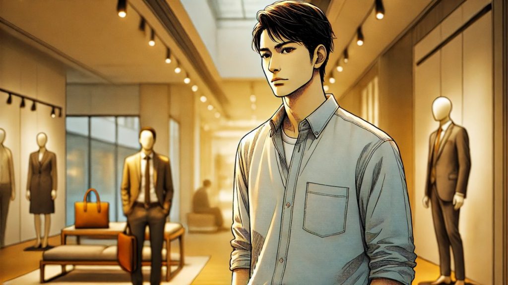 じっと見てくるけど話しかけてこない男性の視線