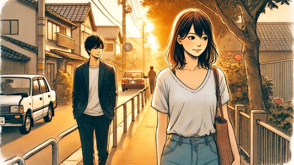 後ろからついてくる男性心理を状況別に解説