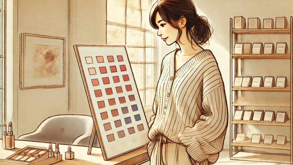 全色がわかるカラーチャート一覧