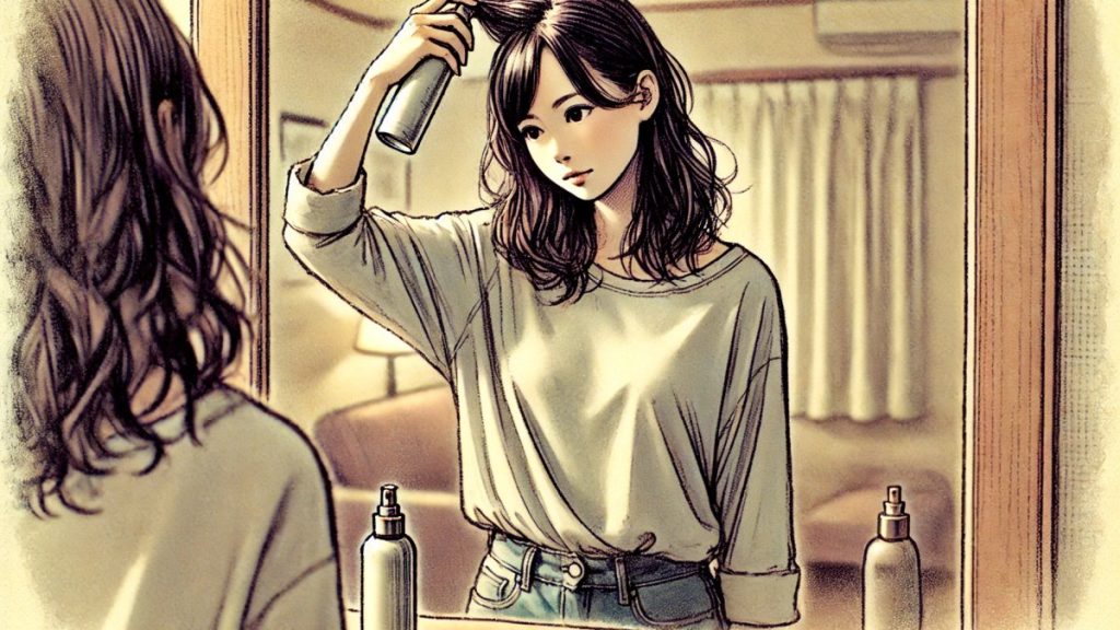女性がお風呂に入ってない髪をごまかす方法