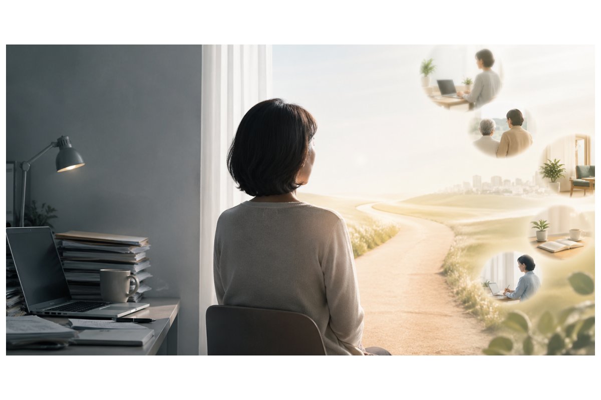 仕事辞めたい50代独身女性が将来を考える姿