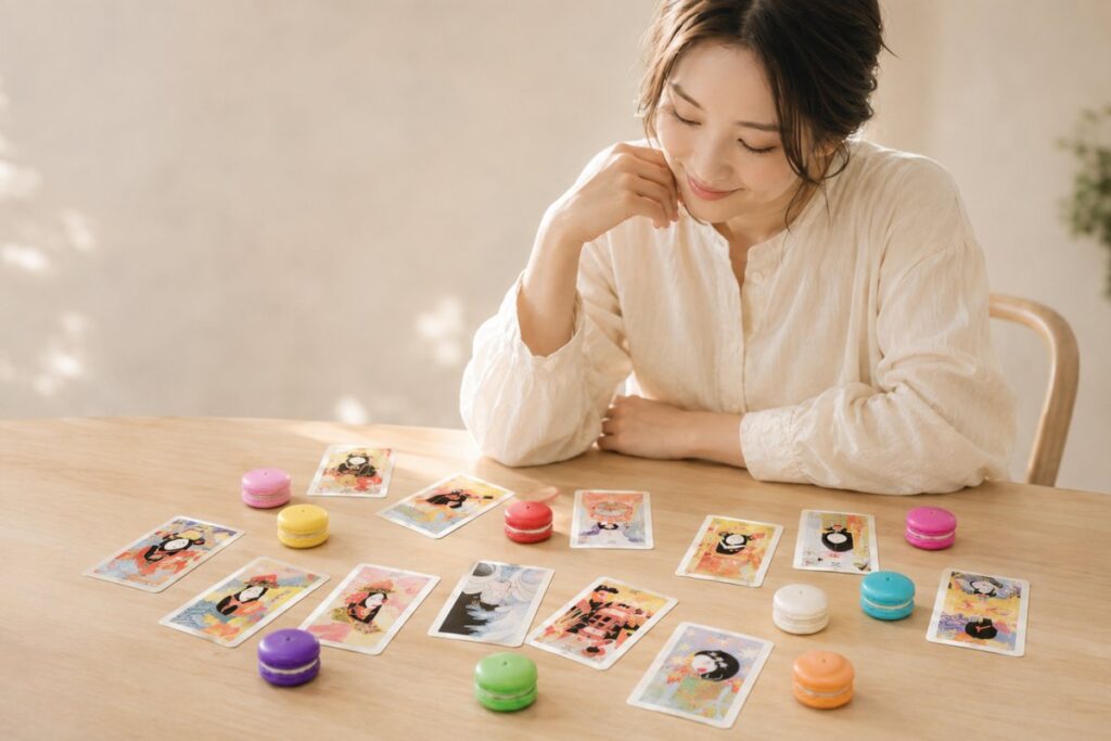 カラットセラピーのカラーとカードを使った無料メール講座のイメージ