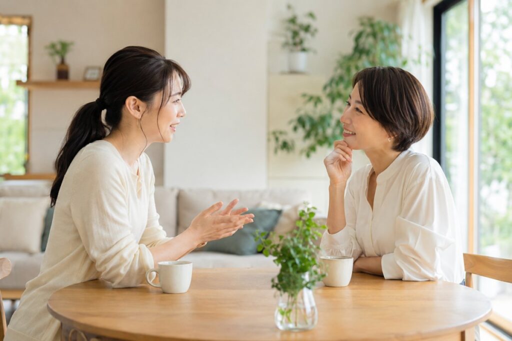 人間関係のモヤモヤを整理するイメージ