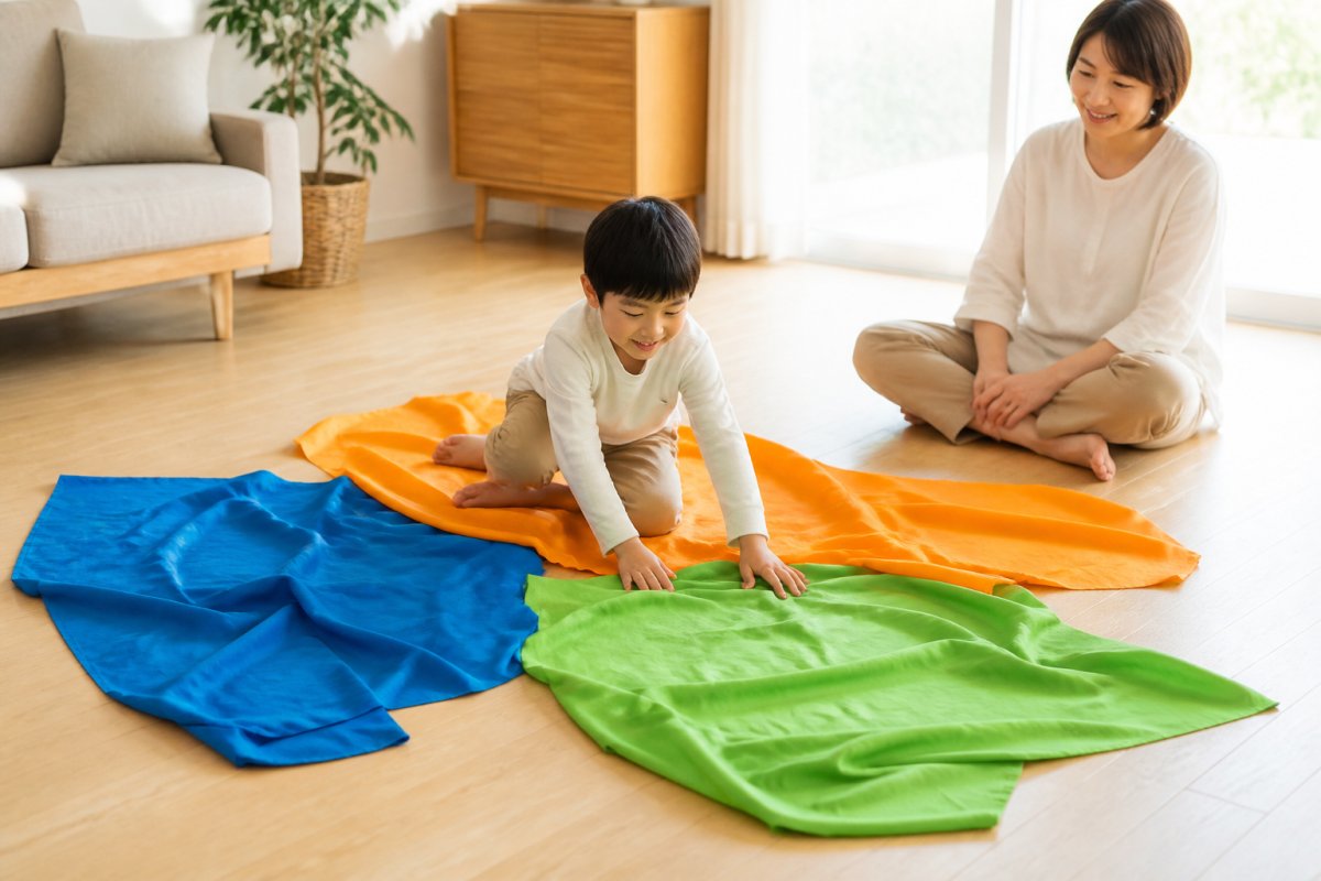 子どもと色を楽しむ目的