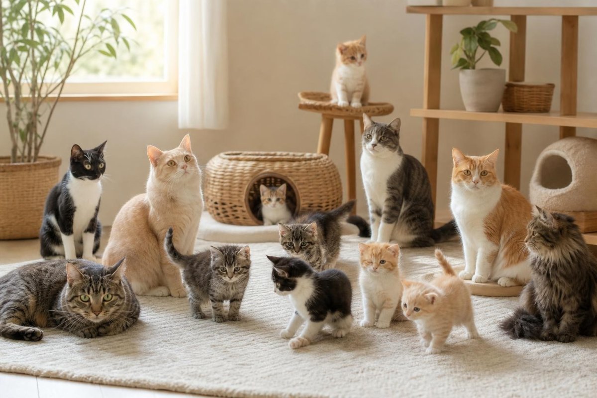 猫の数による夢の違い