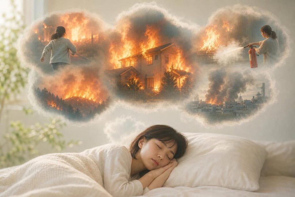 夢占いで火事の夢が示す意味とは？逃げる・消すなど状況別に解説