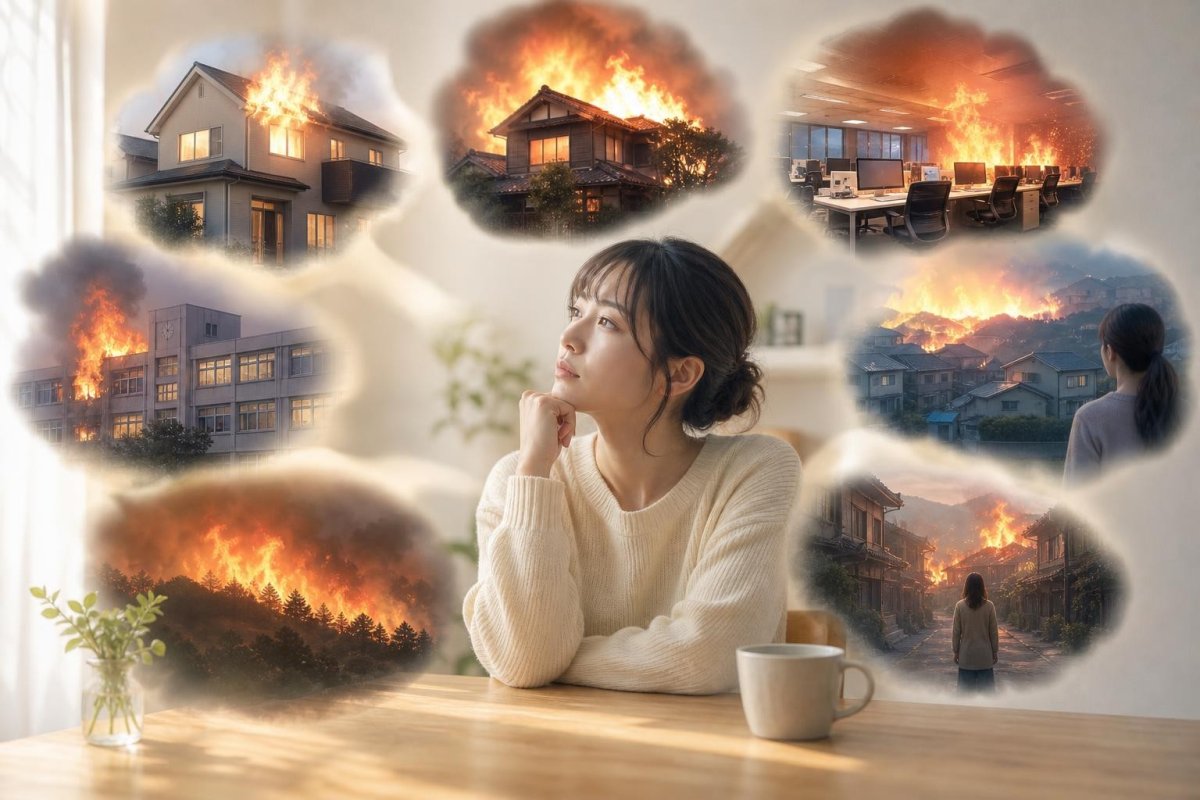 場所別に見る火事の夢