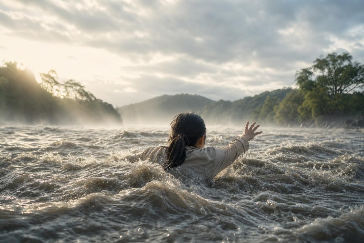 洪水に流される夢