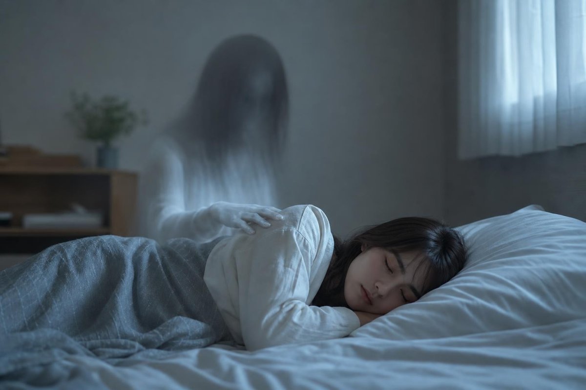 幽霊に触られる夢